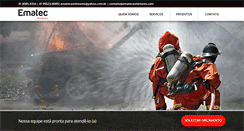 Desktop Screenshot of extintoresemcuritiba.com